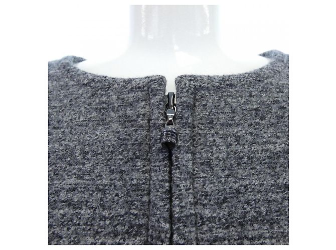 Abrigo de lana Chanel Castaño - vista 6