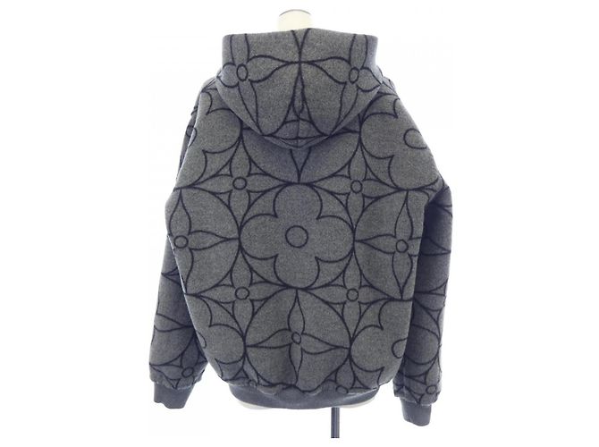 Blouson de lana reversible Double Face Louis Vuitton Castaño Negro - vista 2