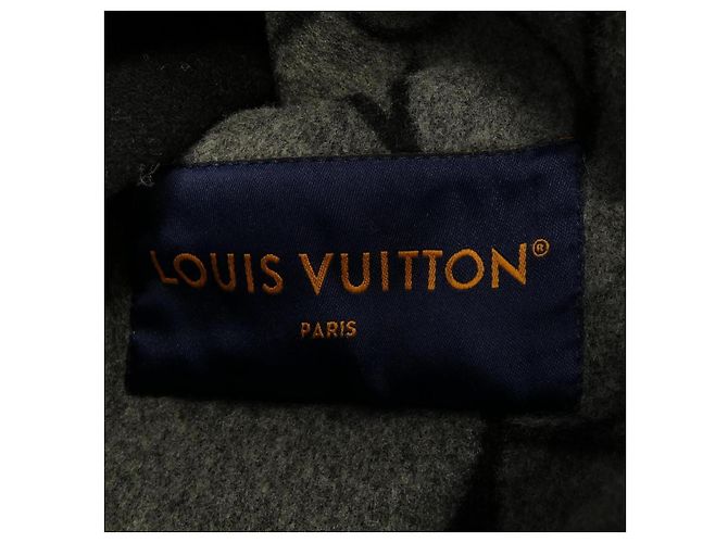 Blouson de lana reversible Double Face Louis Vuitton Castaño Negro - vista 4