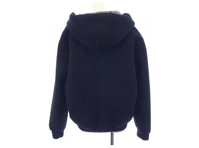 Blouson de lana reversible Double Face Louis Vuitton Castaño Negro - vista 8