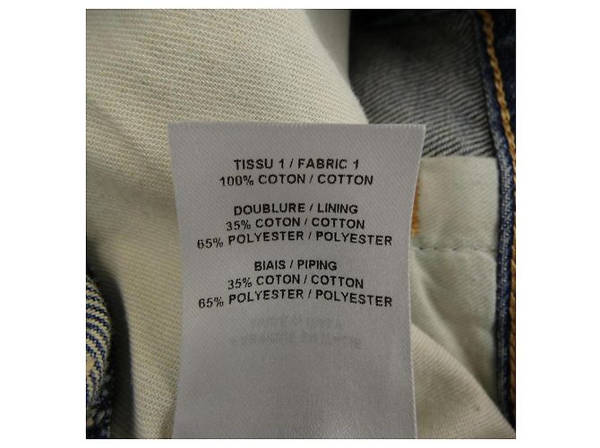 Alaïa Jeans Alaia Blu Blu navy - vista 3