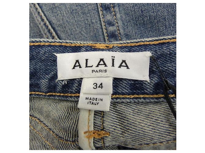 Alaïa Jeans Alaia Blu Blu navy - vista 4
