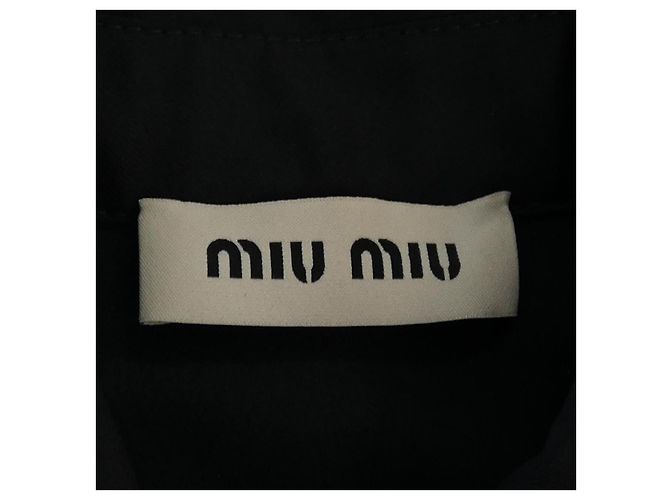 Miu Miu MILITARY DRESS Kleid Schwarz - Ansicht 4