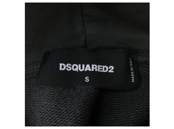 Sweat à capuche en coton Dsquared2 Marron - vue 5