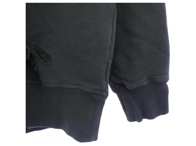 Sweat à capuche en coton Dsquared2 Marron - vue 7