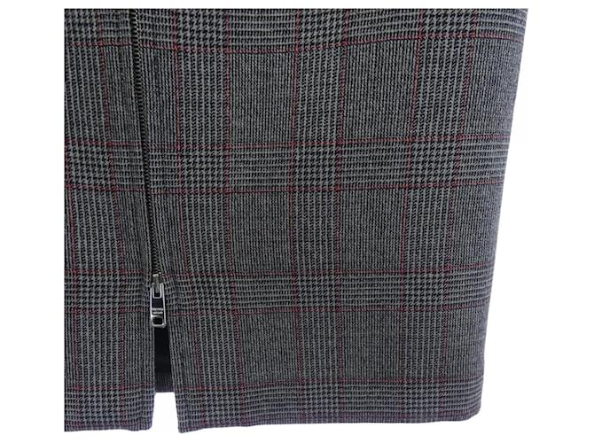 Prada Rock mit Triangle-Logo Braun Schwarz Rot - Ansicht 6