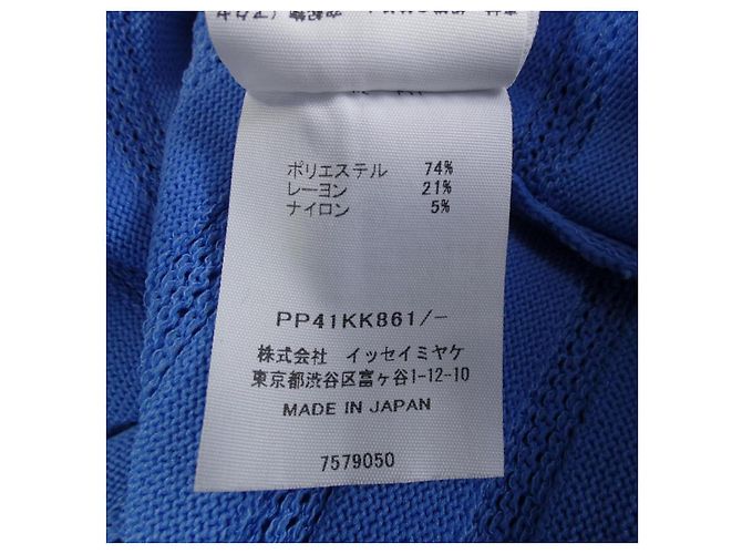 Autre Marque Top Pleats Please Azul - vista 3