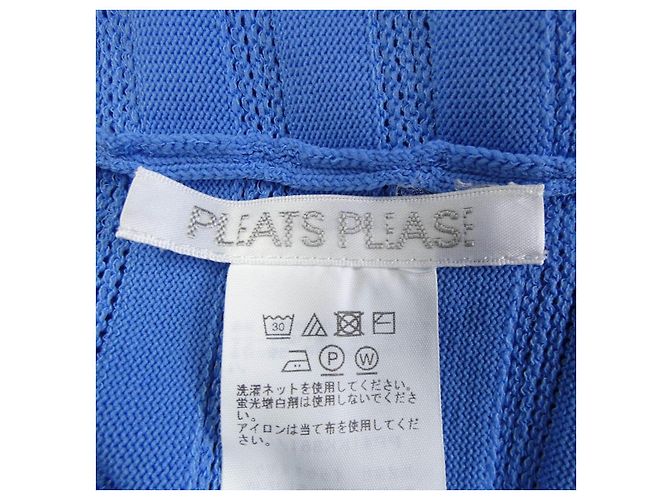 Autre Marque Top Pleats Please Azul - vista 4