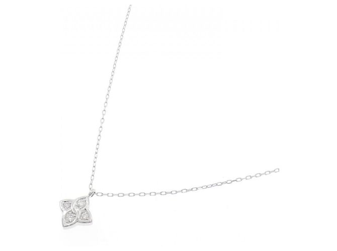 Autre Marque Collana in oro bianco Au750 e diamanti Argento - vista 2