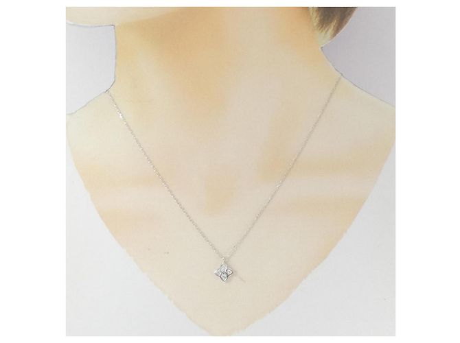 Autre Marque Collana in oro bianco Au750 e diamanti Argento - vista 6
