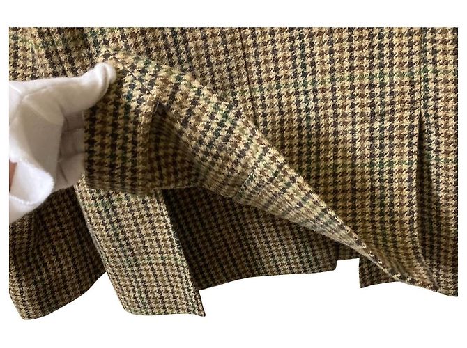 Veste de tailleur croisée en laine ami alexandre mattiussi Beige - vue 5
