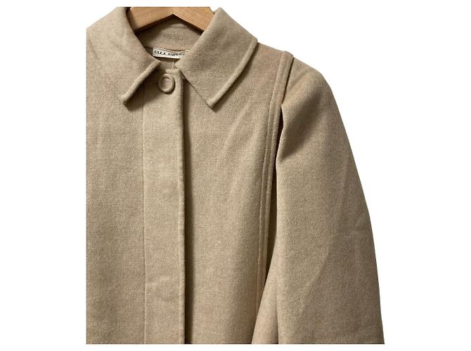 Autre Marque Abrigo Melton Ulla Johnson Beige - vista 2