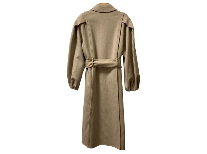Autre Marque Abrigo Melton Ulla Johnson Beige - vista 4