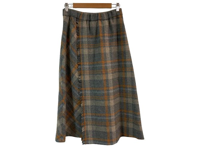 Autre Marque Falda larga de lana O'neil of Dublin Castaño - vista 2