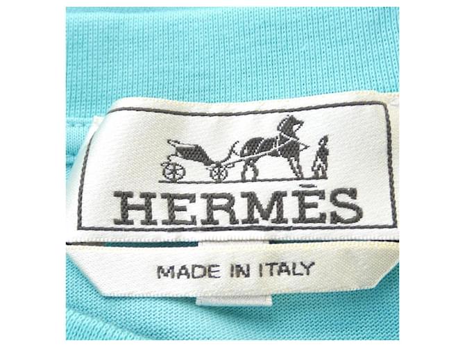 Hermès Camiseta de algodón Hermes Verde - vista 4