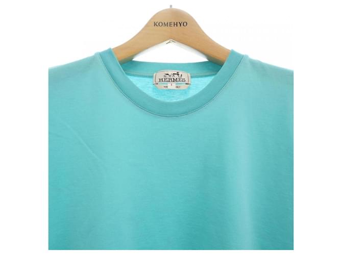 Hermès Camiseta de algodón Hermes Verde - vista 5