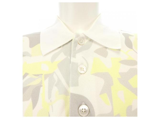 Hermès Polo in cotone Hermes Marrone Giallo - vista 5