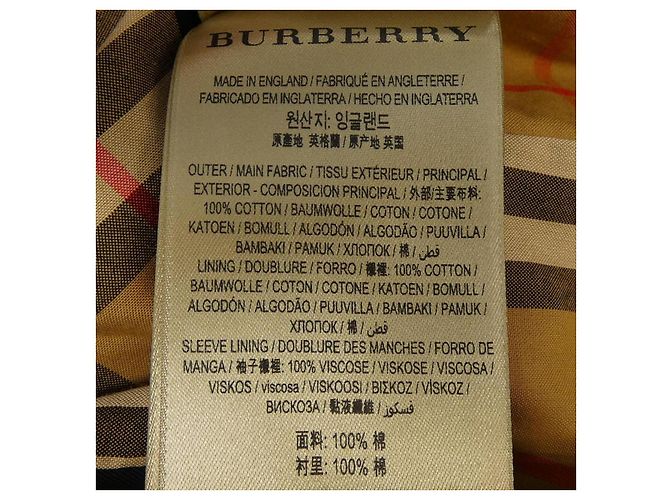 Gabardina Burberry Azul Azul marino - vista 3