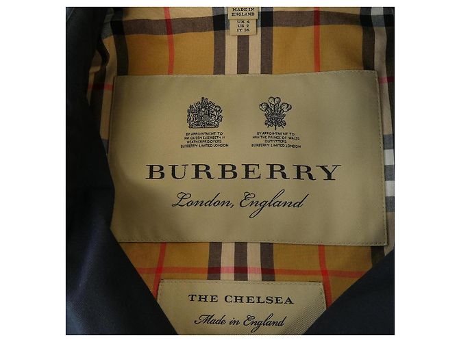 Gabardina Burberry Azul Azul marino - vista 4