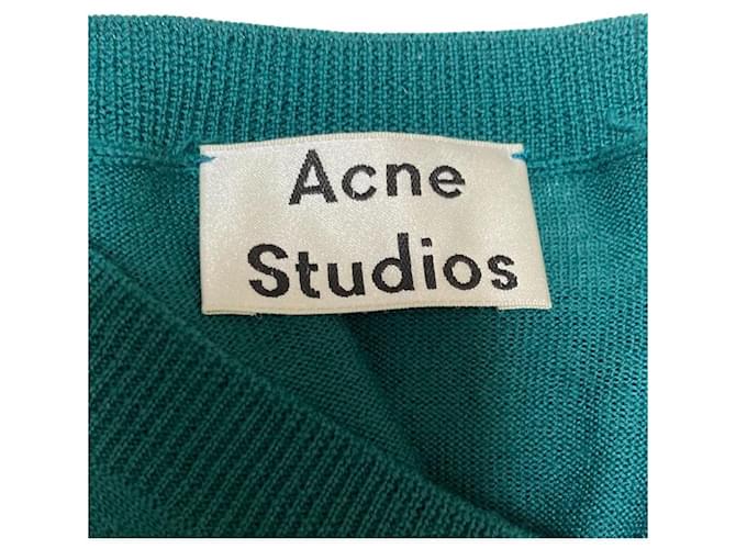Acne Studios V-Ausschnitt Strickware Grün - Ansicht 5