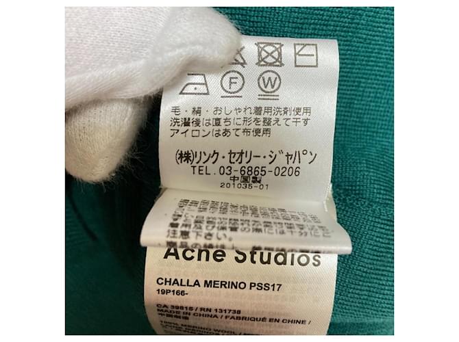 Acne Studios V-Ausschnitt Strickware Grün - Ansicht 7