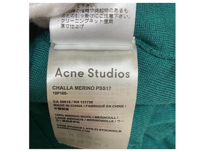 Acne Studios V-Ausschnitt Strickware Grün - Ansicht 8