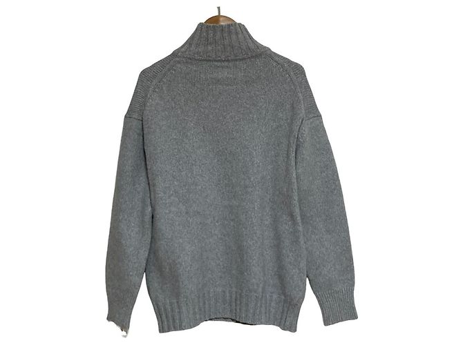 Autre Marque Ron Herman High Neck Knit Sweater Brown - view 2