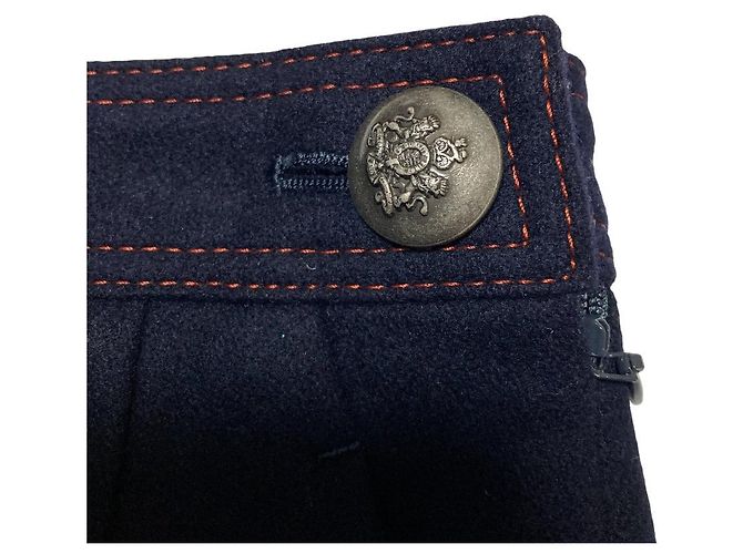 Autre Marque Short de lã OLD ENGLAND Azul Azul marinho - vista 4