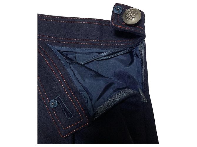 Autre Marque Short de lã OLD ENGLAND Azul Azul marinho - vista 5