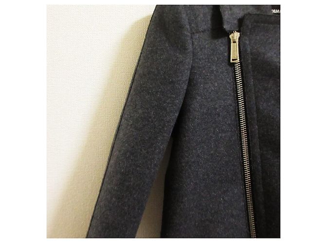Autre Marque Dsquared2 Cutoff Wool Riders Coat Brown - view 4