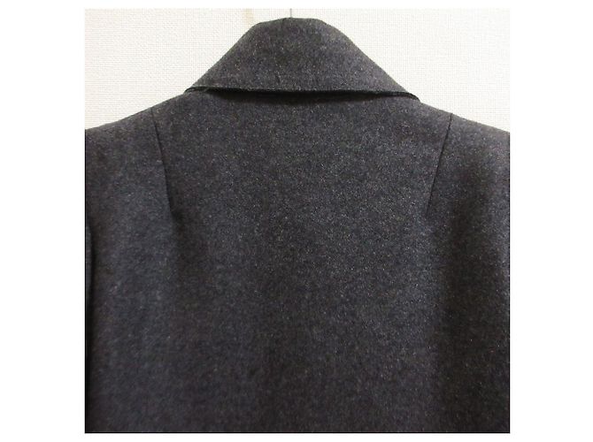 Autre Marque Dsquared2 Cutoff Wool Riders Coat Brown - view 7