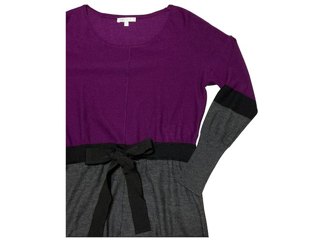 Autre Marque Paule Ka Strickkleid Braun Lila - Ansicht 4