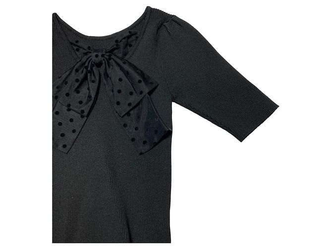 Autre Marque Maglia con scollo a V e maniche corte STRAWBERRY-FIELDS Nero - vista 3