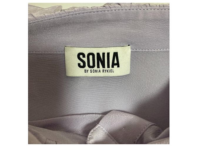 Autre Marque Camicia a maniche lunghe in seta Sonia by Sonia Rykiel Porpora - vista 6