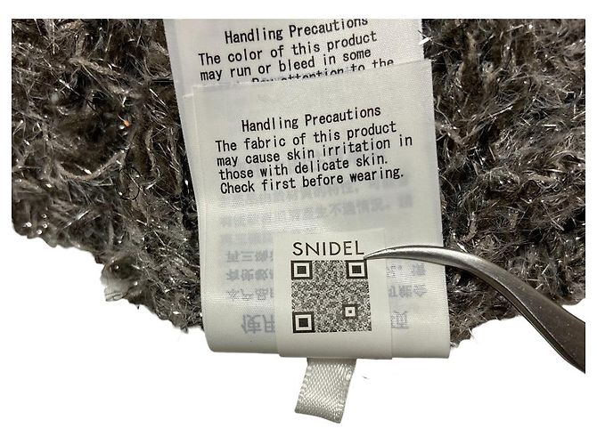 Autre Marque Cárdigan Snidel Fancy Yarn Castaño - vista 14