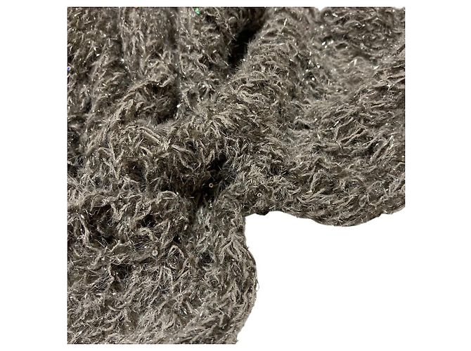 Autre Marque Cárdigan Snidel Fancy Yarn Castaño - vista 17