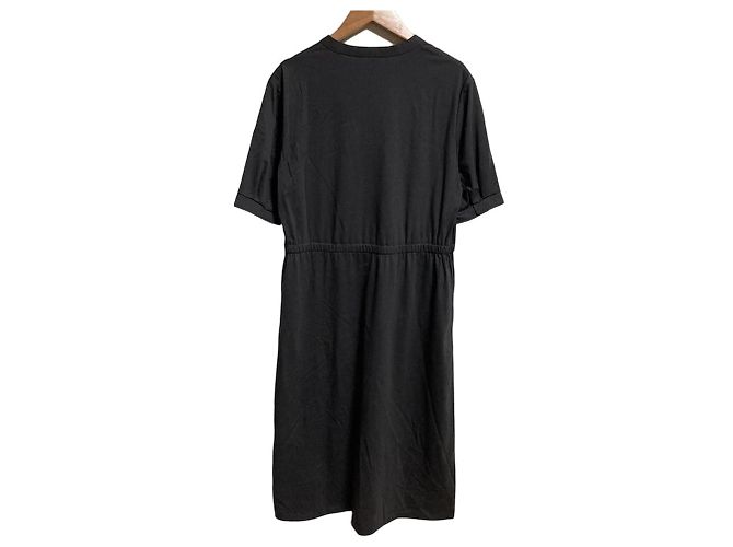 Autre Marque J.PRESS Jerseykleid mit Plating-Details Braun - Ansicht 2