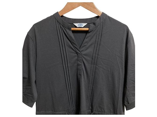 Autre Marque J.PRESS Jerseykleid mit Plating-Details Braun - Ansicht 4