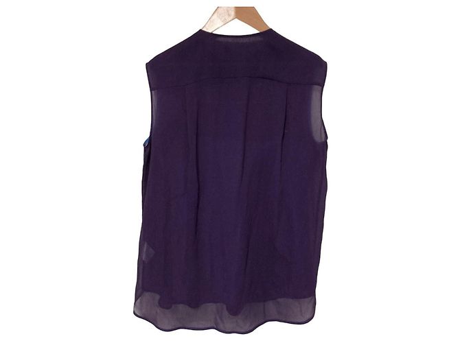 Top sin mangas transparente PS Paul Smith Púrpura - vista 2