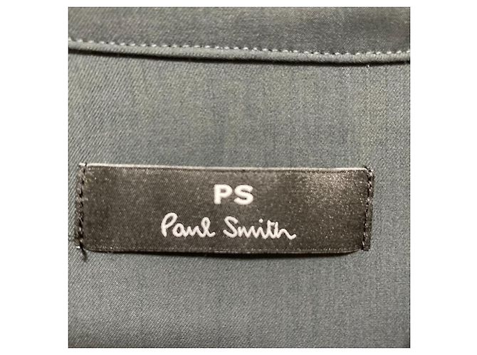 Camicia PS Paul Smith con colletto alla coreana e spalline Verde - vista 4