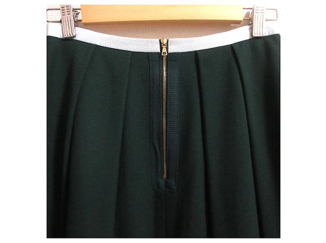 Autre Marque Falda larga plisada Drawer Verde - vista 5