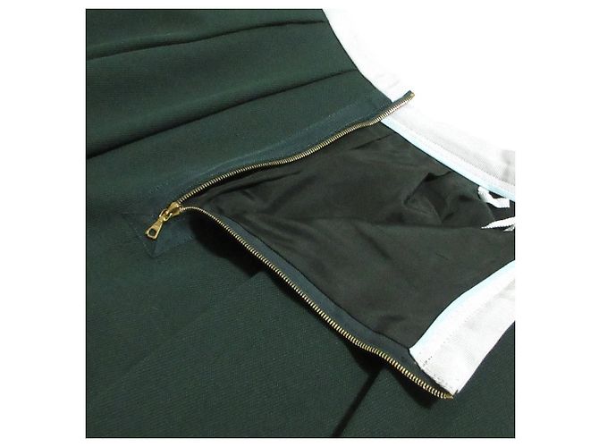 Autre Marque Falda larga plisada Drawer Verde - vista 6