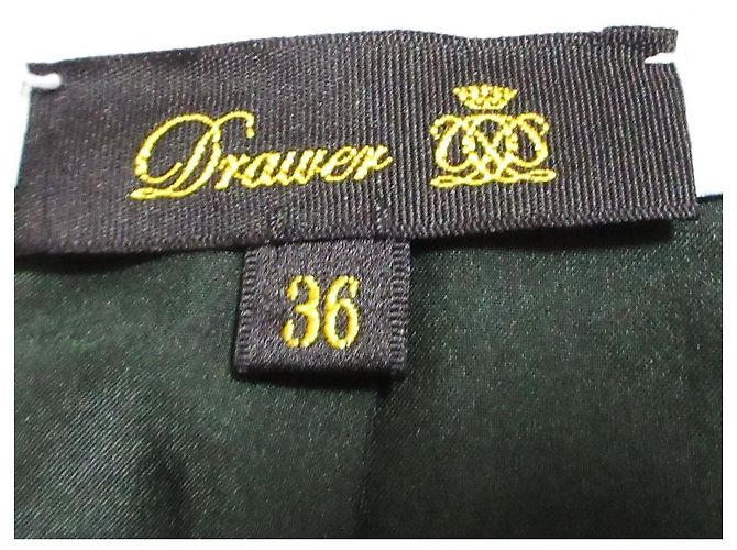 Autre Marque Falda larga plisada Drawer Verde - vista 8