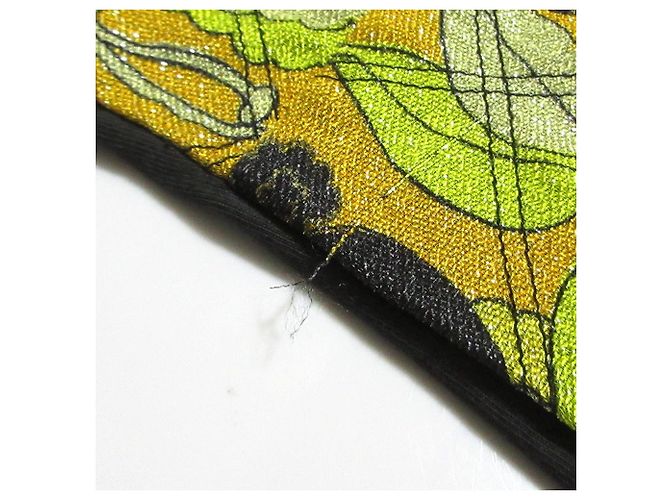 Autre Marque Dries Van Noten Jacquard Langarm-Oberteil Braun Orange Gelb - Ansicht 10