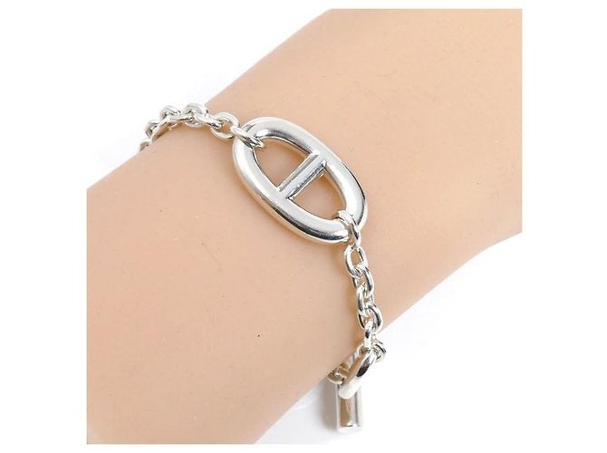 Hermès Bracciale Hermes Farandole SH in argento - vista 8