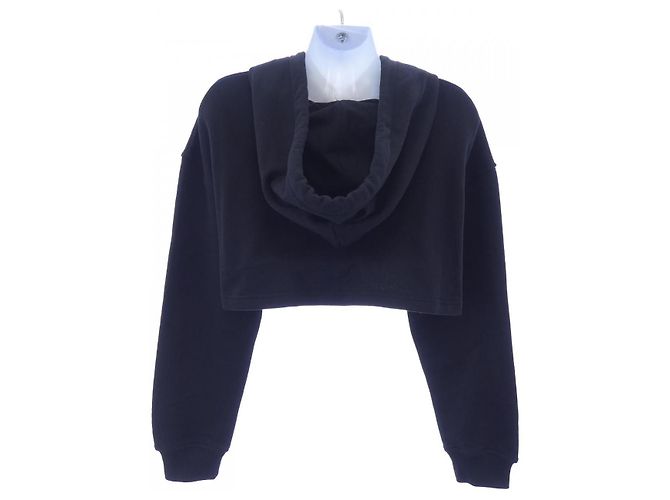 Autre Marque MSGM 3242MDM175 Sweatshirt aus Baumwolle Schwarz - Ansicht 2