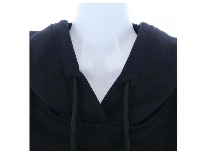 Autre Marque MSGM 3242MDM175 Sweatshirt aus Baumwolle Schwarz - Ansicht 5