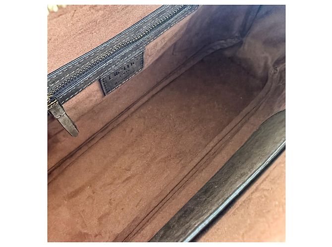 Autre Marque Borsa a Spalla Elleme Trousse Large Suede Marrone - vista 7