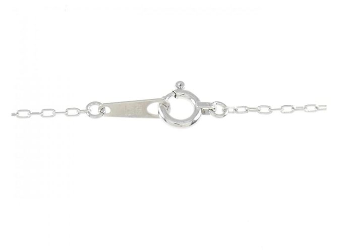 Autre Marque Collana Horseshoe in Diamanti Au750 Argento - vista 5