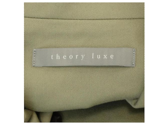 Chaqueta Theory luxe Verde Caqui - vista 4